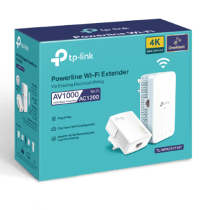 TP Link TL WPA7517 KIT AV1000 Gigabit Powerline AC Wi Fi Kit AC1200