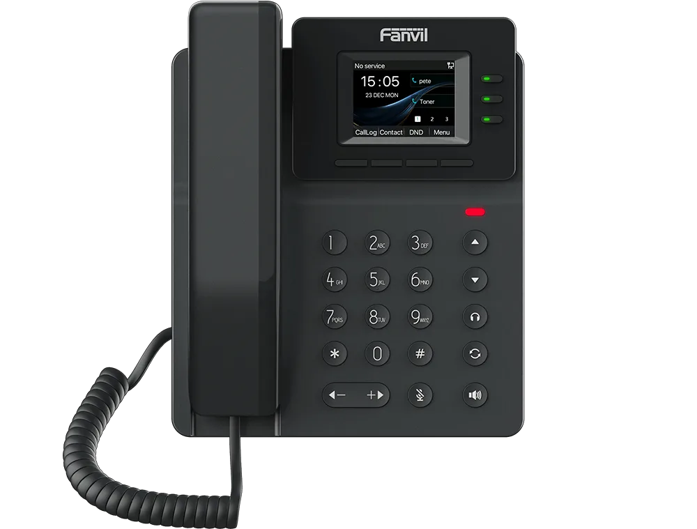 Fanvil V60P Basic Level IP Phone with 2.4-inch colour display