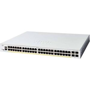 Cisco Catalyst C1300-48P-4X 48-port managed PoE+ switch with 10G SFP+ uplinks
